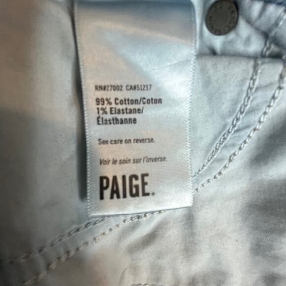 Paige Jimmy Jimmy Distressed Jean Shorts Size 26 - Picture 7 of 11